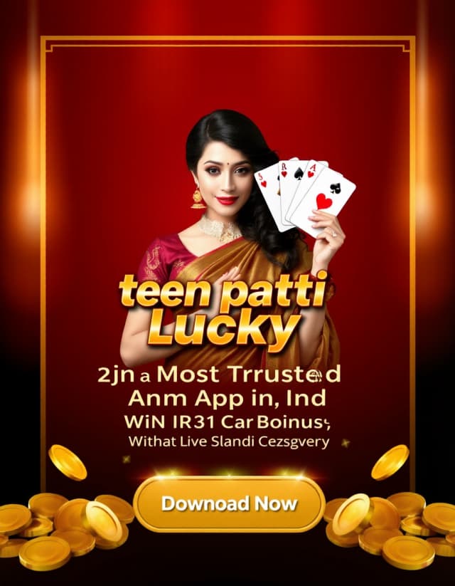 Teen Patti Lucky Banner